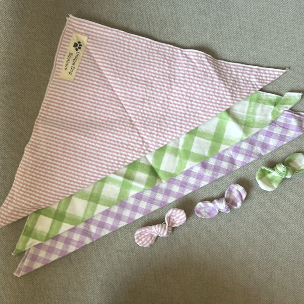 Puppy bow with bandana
